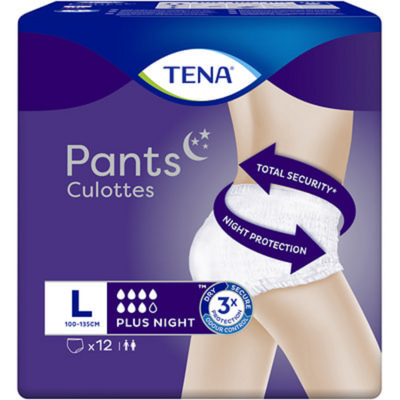 Підгузники-трусики Tena Pants Plus Night Large 12 шт